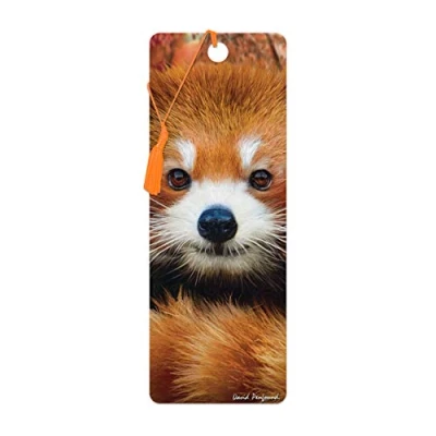 Image of 3D LiveLife Bookmark Baby Red Panda from Deluxebase. A with lenticular Artwork Licensed Renowned Artist David Penfound