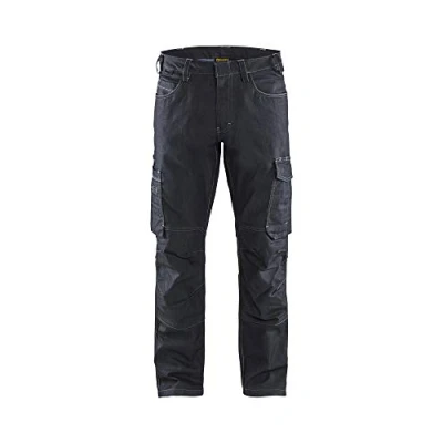 Image of BLÅKLÄDER Service Trousers Denim Stretch Men 34L Navy Blue