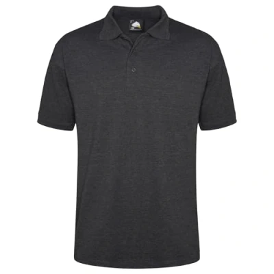 Image of ORN Polo Shirt for Men Adult Short Sleeve Workwear UK Casual Smart Tops Men, Professional Work Wear 1150 Eagle Charcoal, 3XL