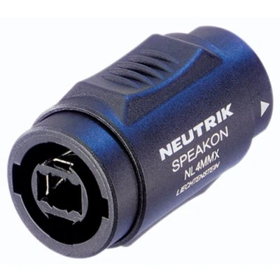 Image of Neutrik NL4MMX 4 Pole Male Speakon Coupler