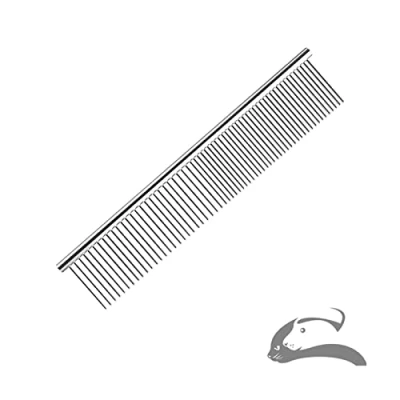 Image of Dog Comb,Dog Comb,Cat Comb,Steel Comb,Medium Long Hair Cat Comb(Silver)