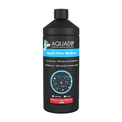 Image of Aquadip Liquid Filter Medium 1000ml Tropical Coldwater Aquarium Tank Water Treatment