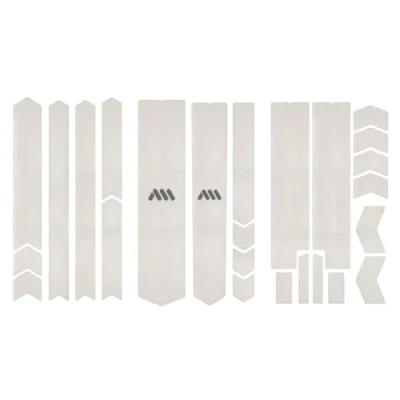 Image of All Mountain Style AMS High Impact Frame Guard Total Protects your bike from scratches and dings, Clear/Silver