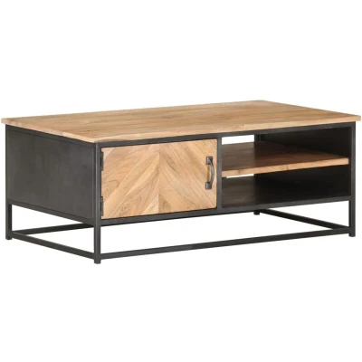 Image of vidaXL Coffee Table 90x50x35 cm Solid Acacia Wood
