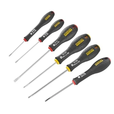 Image of Stanley Fatmax FMHT0 62627 Screwdriver, Multi Colour, Set of 7 Piece