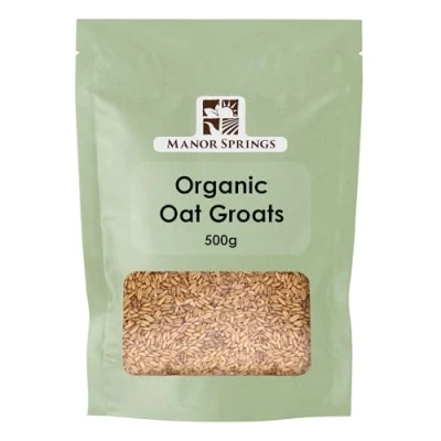 Image of Organic Oat Groats 500g by Manor Springs