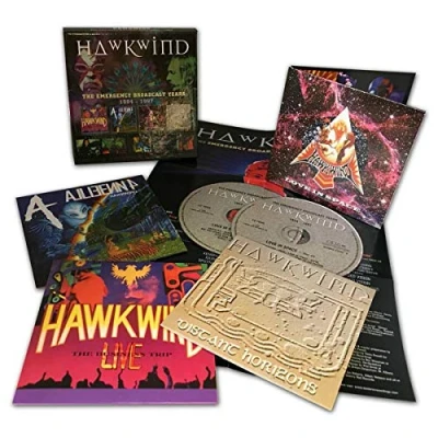 Image of Hawkwind The Emergency Broadcast Years 1994 1997 Sealed 2018 UK cd album box set ATOMCD51044