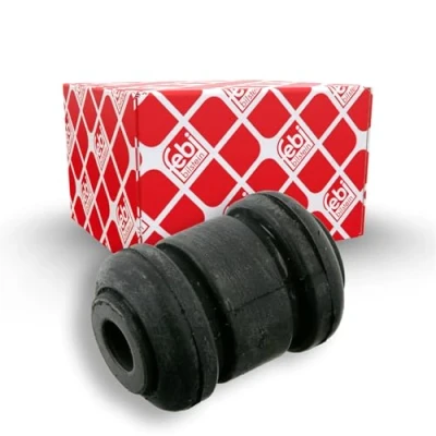 Image of 1362650, 1362650SK, 1362651, 1362651SK, 1420795 Arm Bushes FEBI BILSTEIN 27912 Front Axle Left, Lower, Front, Right Elastomer FORD: Focus 2