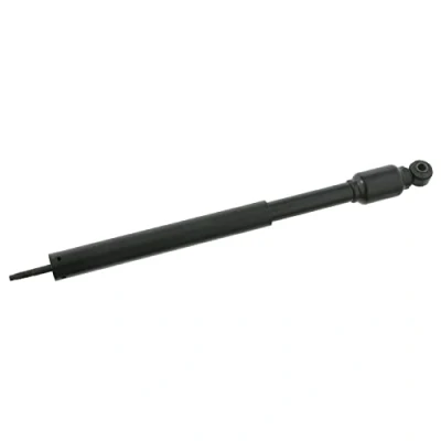 Image of 701425021, 701425021A Shock Absorber, steering FEBI BILSTEIN 27612 Front Axle black 611, 390,5mm