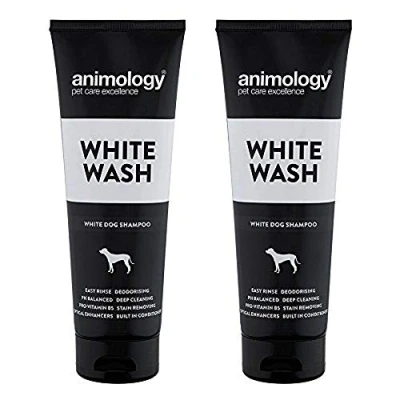Image of Animology White Wash Dog Shampoo, Twin Pack, 250ml