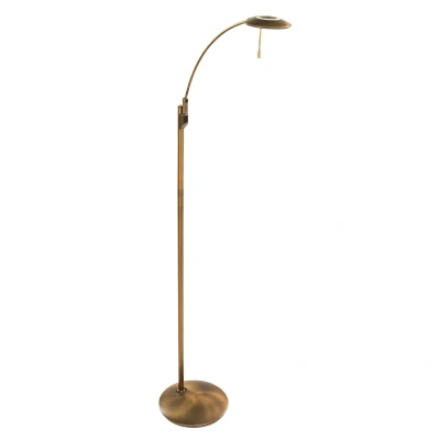 Image of Steinhauer Dimmable, adjustable LED floor lamp Zenith bronze