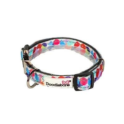 Image of Doodlebone Padded Collar, Abstract, 6 11