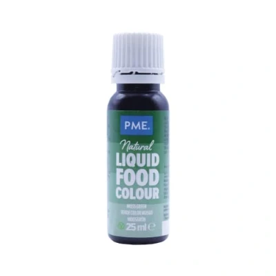 Image of PME 100% Natural Food Colour Liquid Moss Green (25ml)