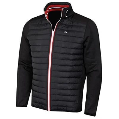 Image of Calvin Klein Mens CK Hybrid Jacket Black/Red L