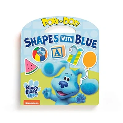 Image of Melissa &amp; Doug Blue&#039;s Clues You! Children&#039;s Book Poke A Dot: Shapes with Blue