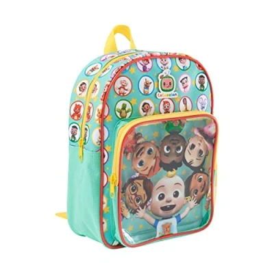 Image of CoComelon Kids Backpack, Childrens Nursery School Backpack Lunch Bag