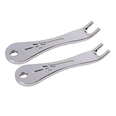 Image of 2Pcs Acoustic Guitar Bridge Pins Puller, Metal Peg Remover for Strings Change, Handy String Pin Extractor, Tool Kit Accessories