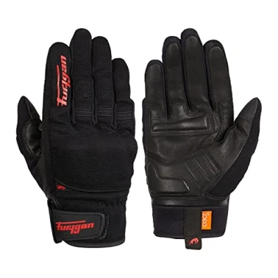 Image of Furygan JET D3O Motorcycle gloves Man 100% leather palm Touch screen Comfort Summer Breathable &amp; Lightness impact protection