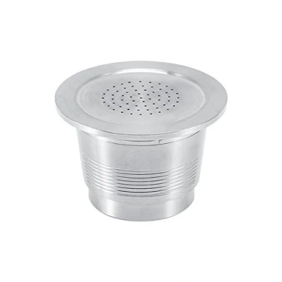 Image of New Stainless Steel Refillable Capsules, Reusable Coffee Pods Kits Compatible with Nespresso Machine