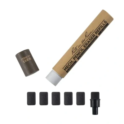 Image of Rite in the Rain Weatherproof Eraser Refill pack, 6 fits 15 series Pencils (No. 15ER)
