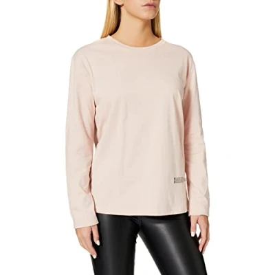 Image of NA KD Women&#039;s Good Will Printed T Shirt, Dusty Pink, Small