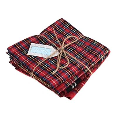 Image of Trimits Tartan Craft Fabric Fat Quarter Bundle, Polyester, 54 x 45cm