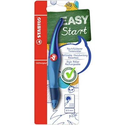 Image of STABILO Ergonomic Rollerball EASYoriginal Holograph Right Handed Pack of 1 Blue