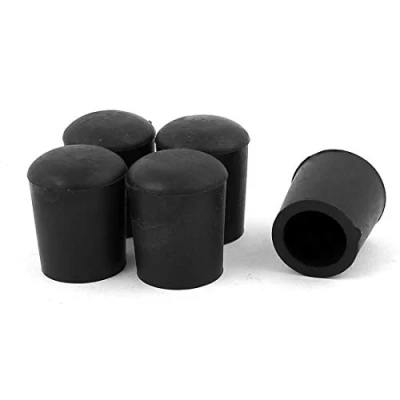 Image of sourcingmap Rubber Cover Furniture Chair Leg Protector Feet Pads 15mm Hole 5pcs