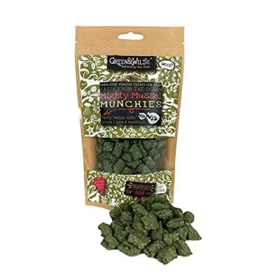 Image of Green &amp; Wilds Eco Dog TREATS Mighty Mussel Munchies
