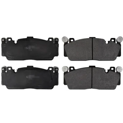 Image of 34112284369, 34112284869 Brake pad set BLUE PRINT ADBP420033 Front Axle prepared for wear indicator BMW: 5 Saloon, 2 Coupe, 6 Gran Coupe