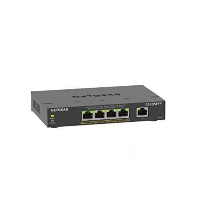 Image of NETGEAR Switch GS305EPP (GS305EPP 100PES) (GS305EPP100PES), Black