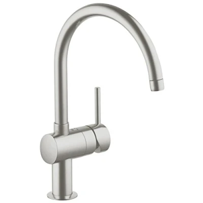 Image of GROHE Minta Single Lever Sink Mixer 1/2&quot; Supersteel 32917DC0