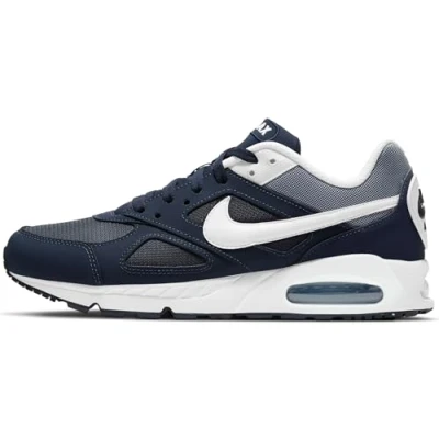 Image of Nike Air Max Ivo, Men&#039;s Low Top Sneakers, Multicoloured (Obsidian / White), 6.5 UK (40.5 EU)