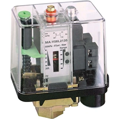 Image of Telemecanique Sensors XMAV12L2135 XMA Pressure Switch, Adjustable Scale 2 Thresholds, 1 C/O, 12 bar