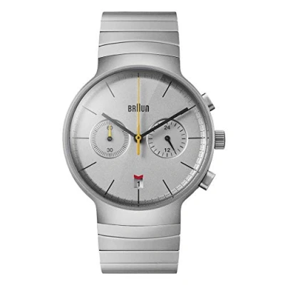 Image of Braun Men Chronograph Quartz Watch with Stainless Steel Strap BN0265SLBTG