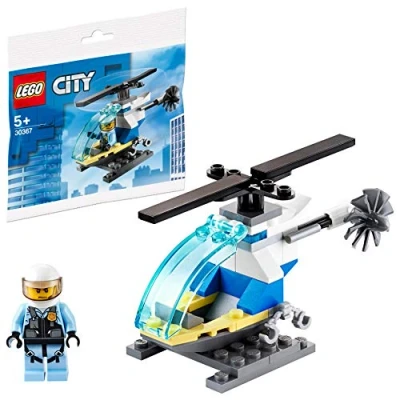 Image of LEGO City Police Helicopter Polybag Set 30367 (Bagged)
