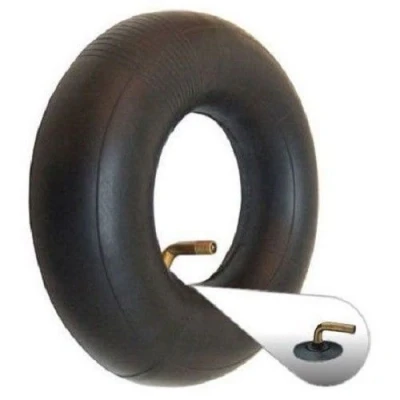 Image of 4.00 6 Innertube &amp; BENT VALVE Wheelbarrow Wheel Barrow INNER TUBE