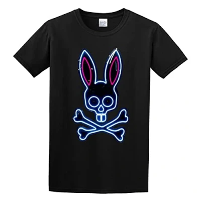 Image of LuxUnatcc Psycho Bunny Mens 100% Cotton Tshirt Size XL Black