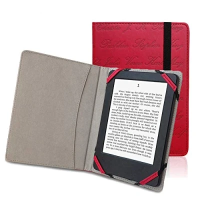 Image of Universal Case Cover for 6inch Ereader kobo Kindle Sony Pocketook Tolino embossed with author name