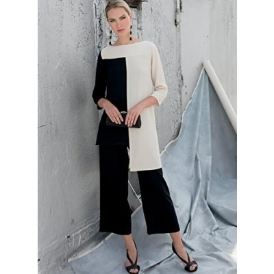 Image of Vogue Patterns 1581 E5, Misses Tunic and Pants, Sizes 14 22, TISSUE, Multicoloured, 20 x 0.5 25 cm