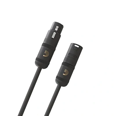 Image of D&#039;Addario Microphone Cable XLR Copper Braid Shield Optimal Signal Transfer American Stage 5 Inch/127 MM 1 Pack