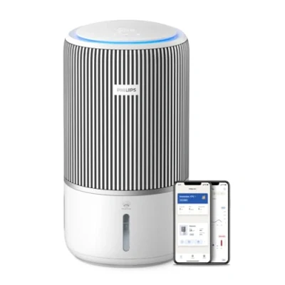 Image of Philips 3400 Series 2 in 1 Air Purifier and Humidifier, HEPA NanoProtect + Active Carbon Filter, Hygienic Humidification at 650ml/h, CADR 300m3/h for 78m² (AC3420/10)