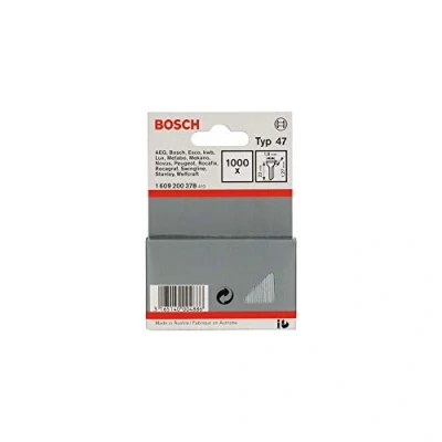Image of Bosch Professional 1000x Nails Type 47 (for Natural Materials, Carpet, 1.8 x 1.27 23 mm, Accessories for Tacker, Staple Gun)