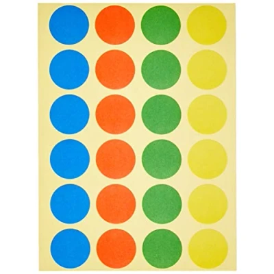 Image of Maul Adhesive Dots, 19 mm, Assorted Colours, 480 Pieces