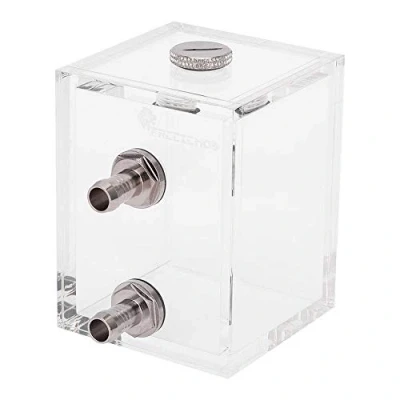 Image of Computer Water Tank, 200ml Pump Tank Cooling Radiator Acrylic Cylinder Cooled Reservoir for Desktop