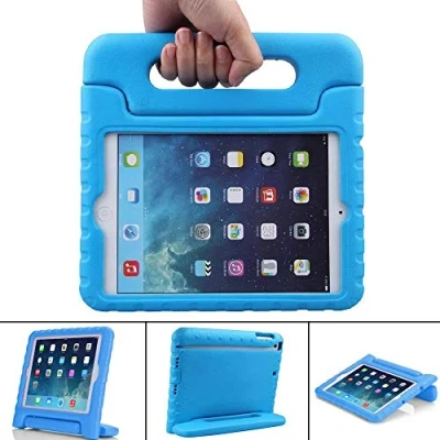 Image of FINDING Case iPad Mini 1 2 3 4 5 for Kids Light Weight Shock Proof Foam Handle Mini,Mini (2019),Mini 4,iPad 3rd Generation,Mini Tablet (blue)
