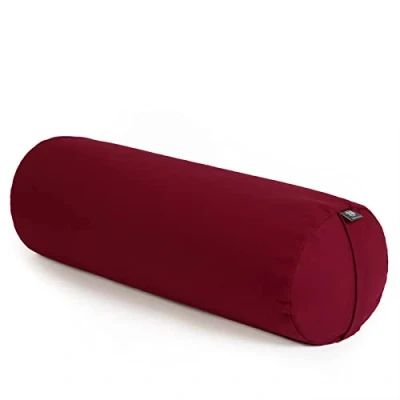 Image of Yoga Studio European Round Lightweight Bolsters (Burgundy)