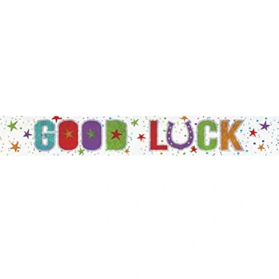 Image of Amscan 9912132 Good Luck Banner