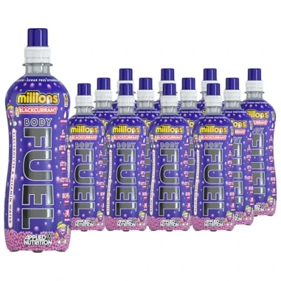 Image of Applied Nutrition BodyFuel Electrolyte Water Body Fuel Prime Drink with BCAAs and Vitamins, Fast Hydration (12 x 500ml) (Millions Blackcurrant)