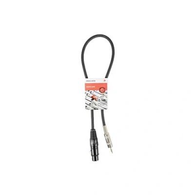 Image of chord S3J XF051 Classic XLR F 3.5 mm 0.5 m Lead
